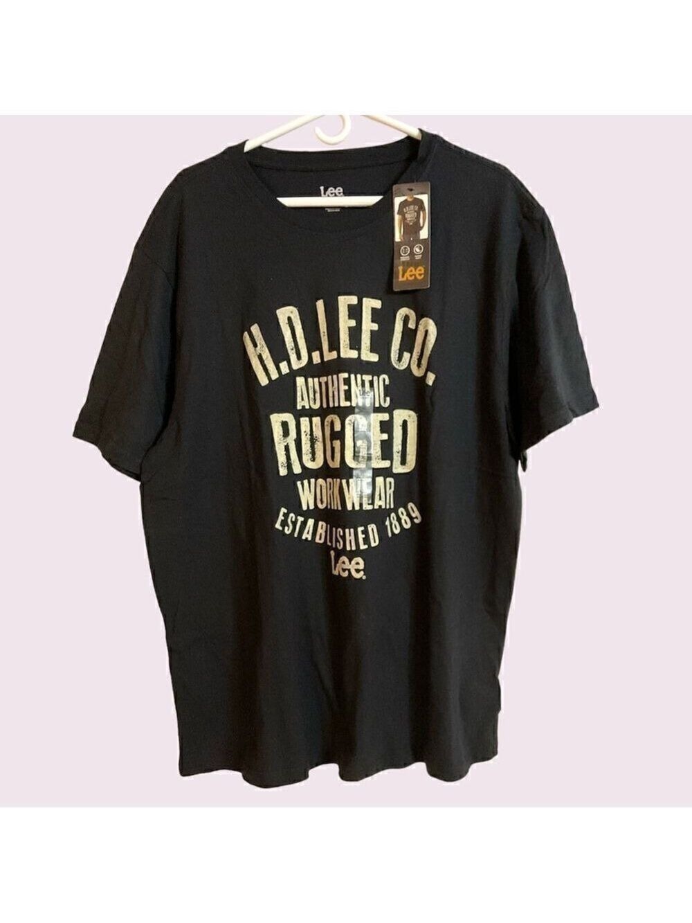 Lee Mens Logo Tee Shirt Classic Fit XL
